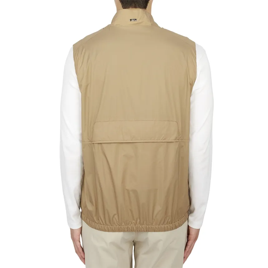 Zippered Stand Collar Vest