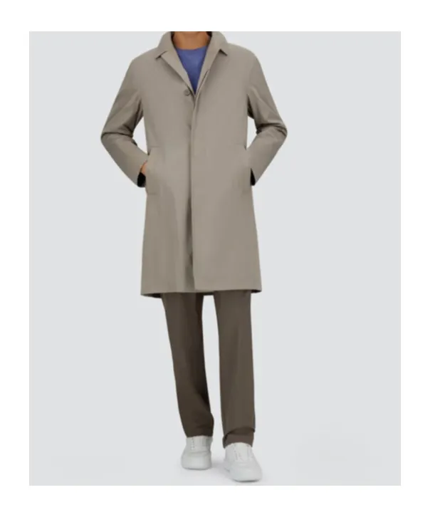 Single-Breasted Raincoat