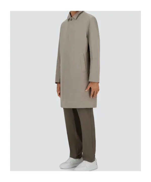 Single-Breasted Raincoat