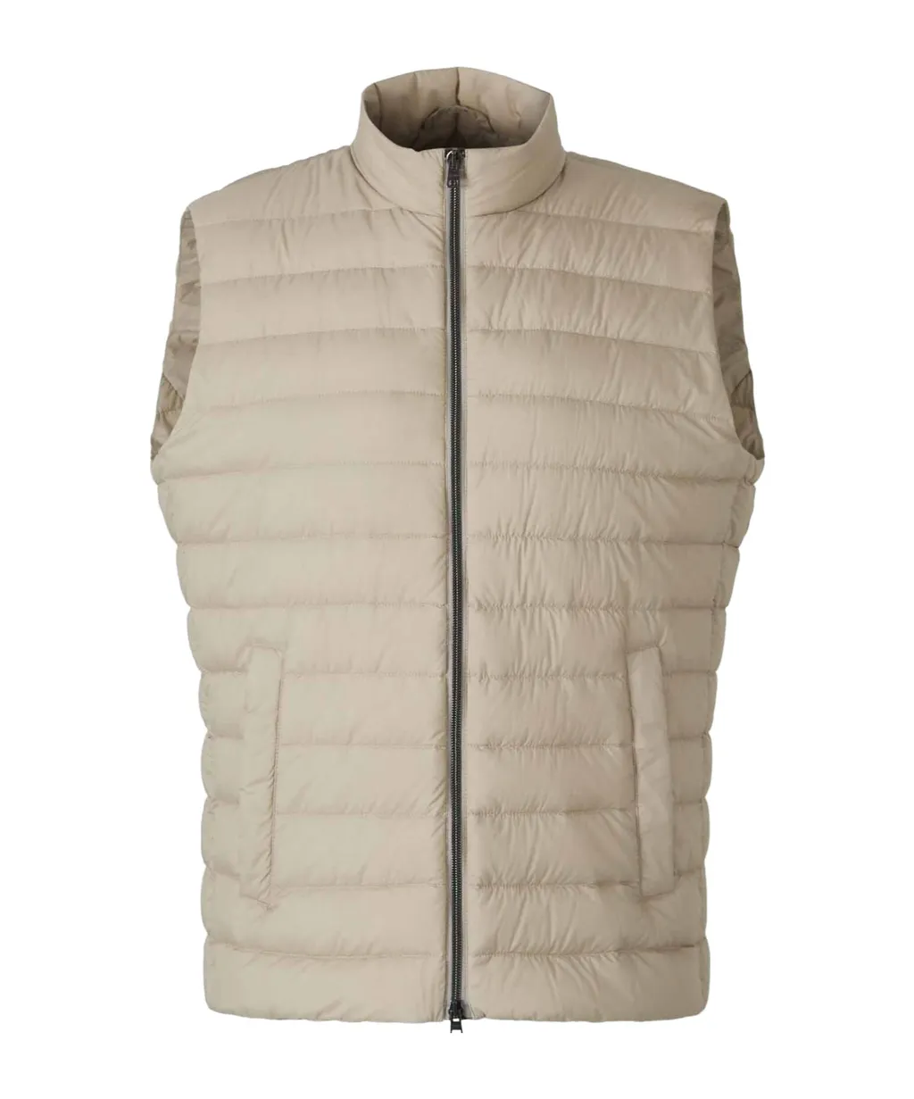 Quilted High-Neck Vest