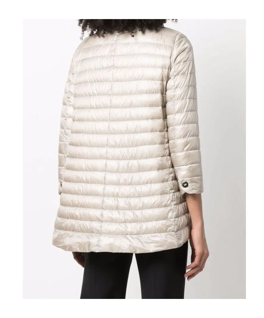 Button Quilted Coat