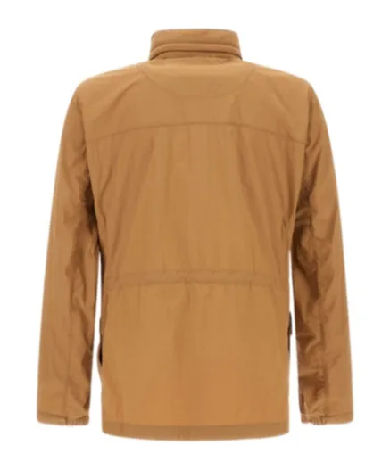 Crease-Effect Field Jacket