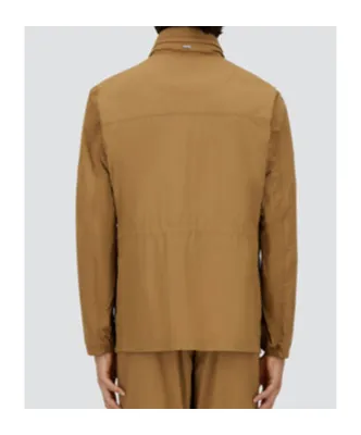 Crease-Effect Field Jacket