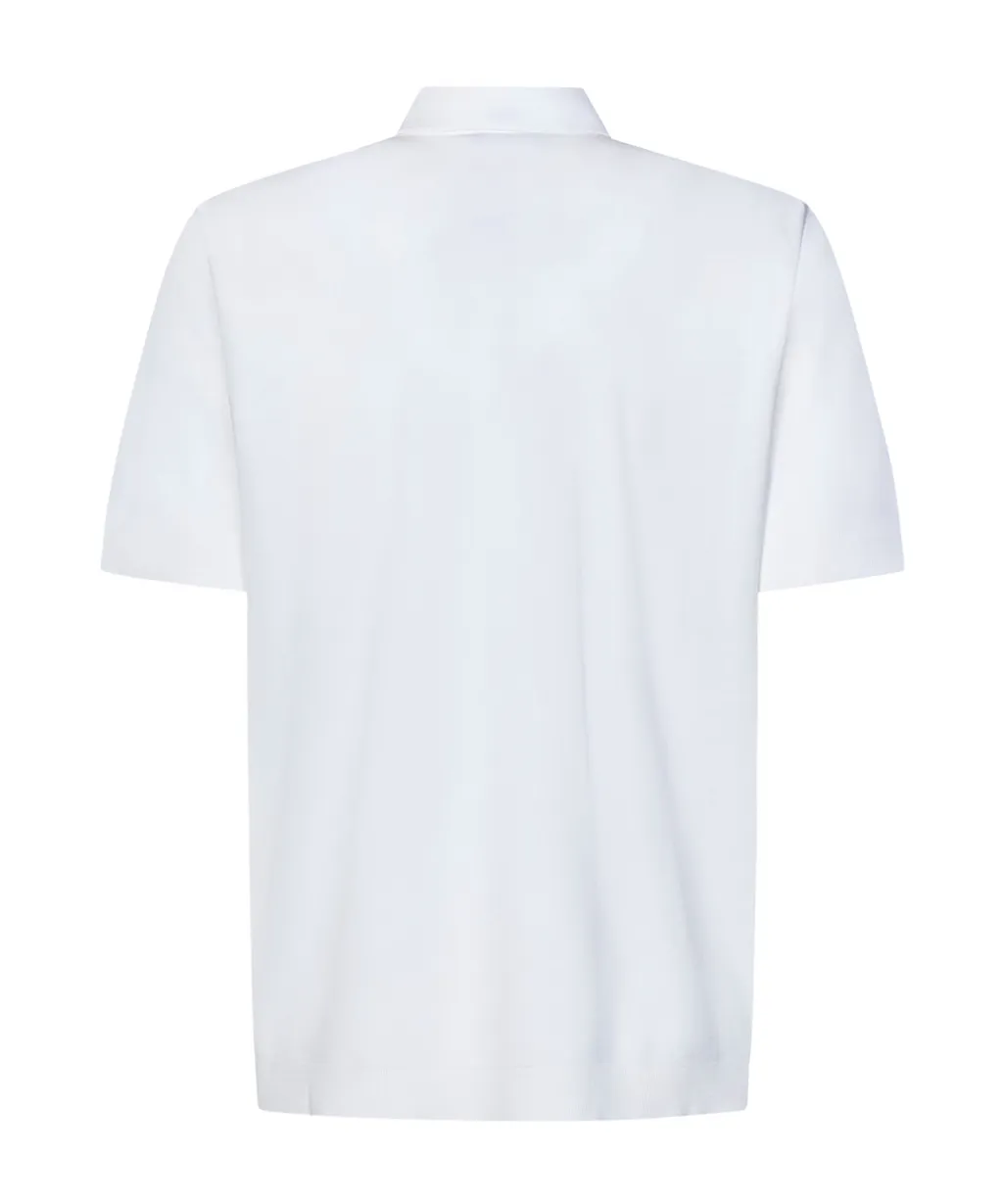 Short-Sleeved Knitted Polo Shirt