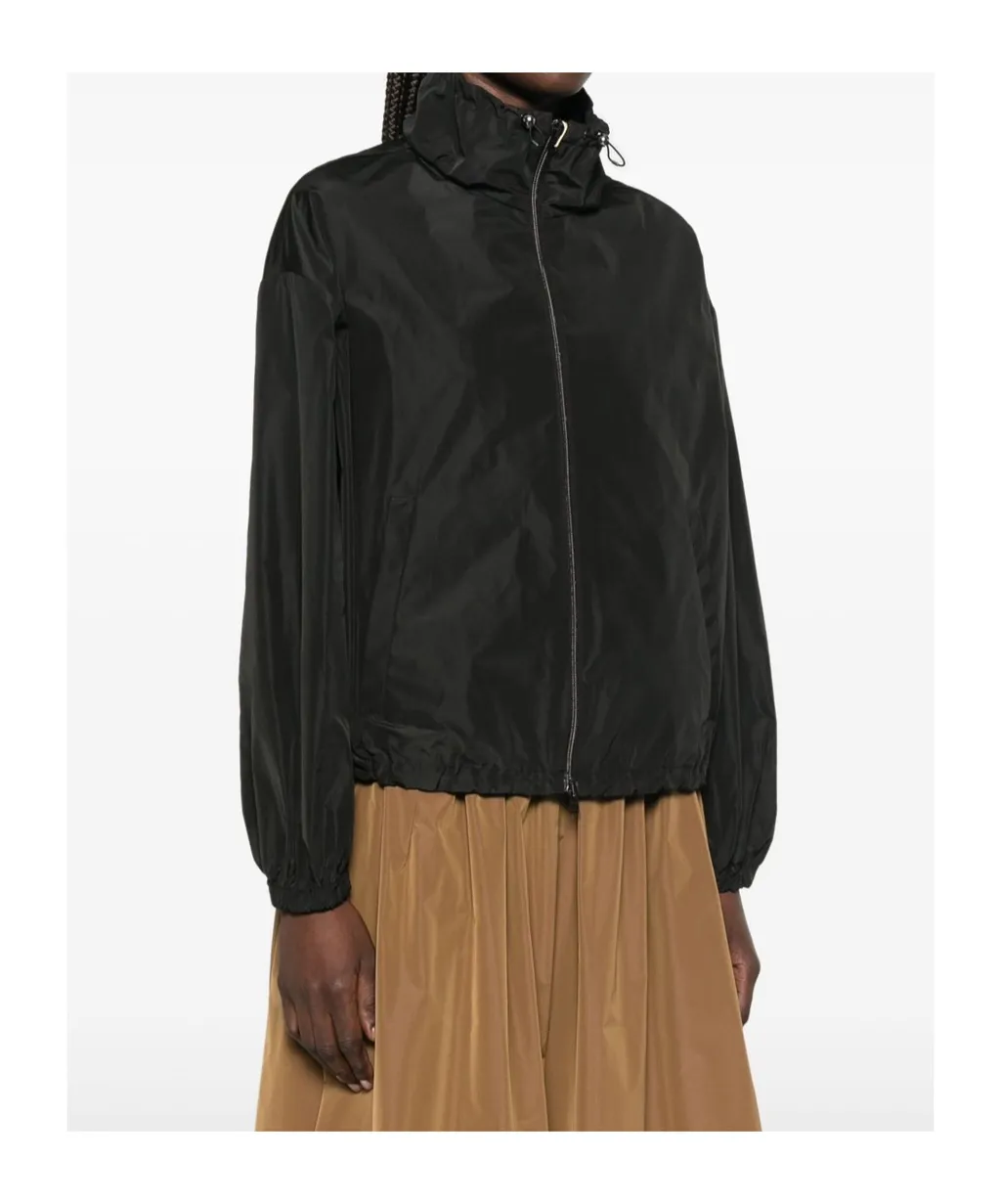 Drawstring Zip-Up Jacket