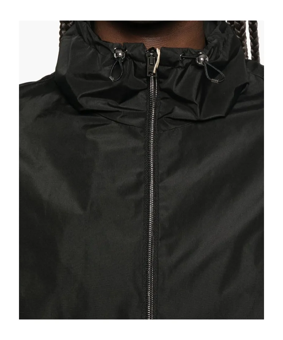Drawstring Zip-Up Jacket