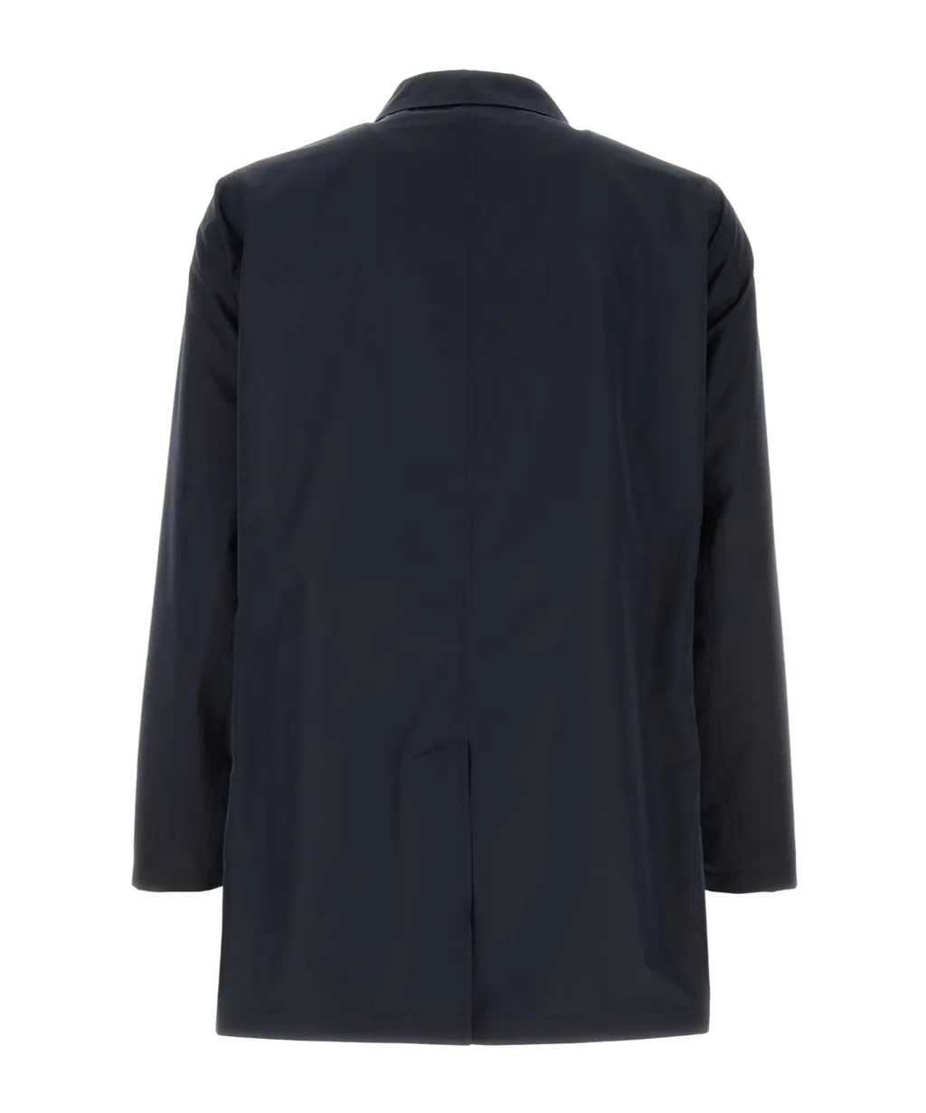 Long-Sleeved Button-Up Jacket