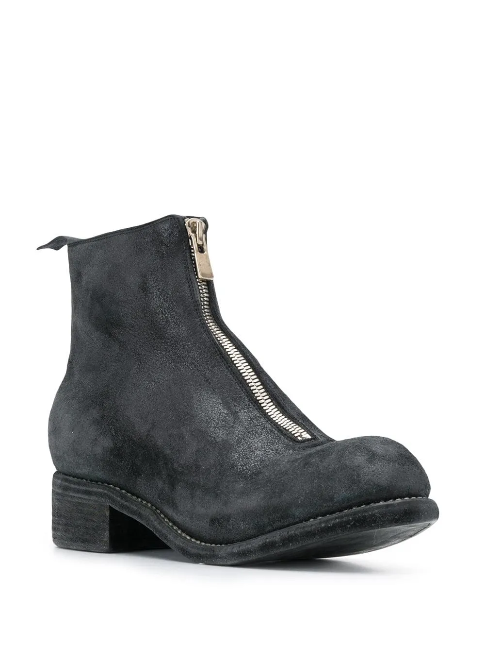 Front Zip Ankle Boots
