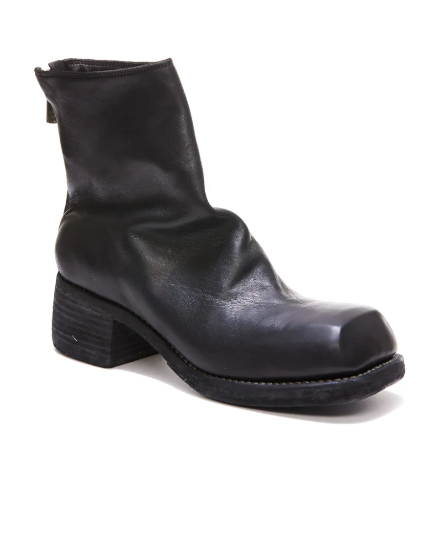 Zippered Short Boots