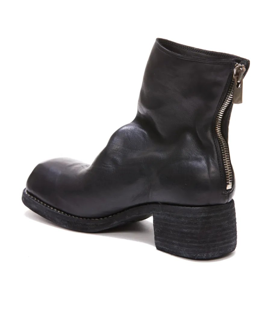 Zippered Short Boots