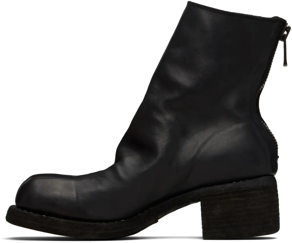 Zippered Short Boots