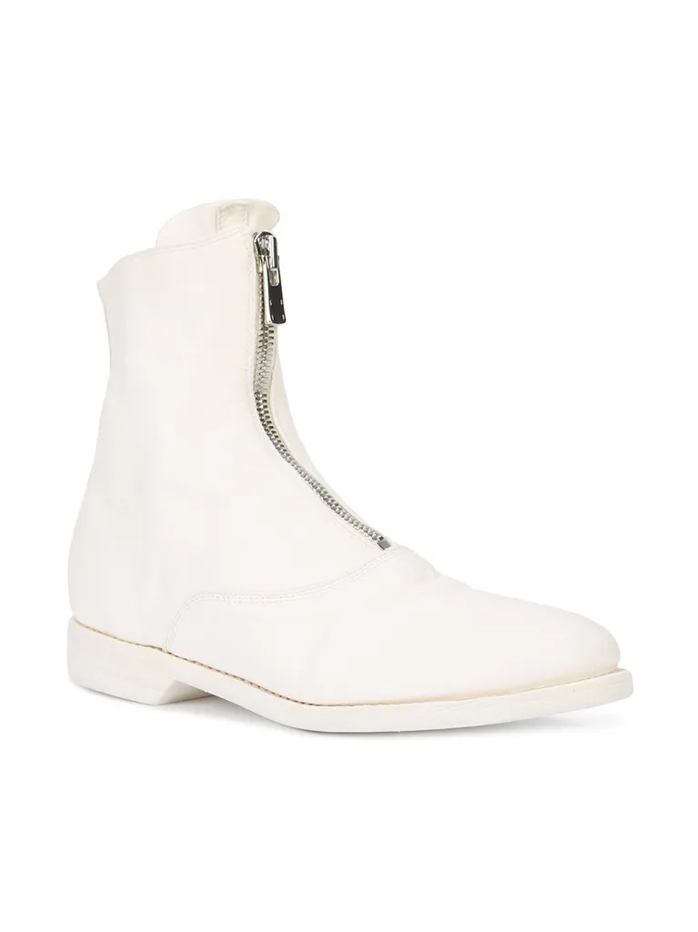 Zipped Ankle Boots