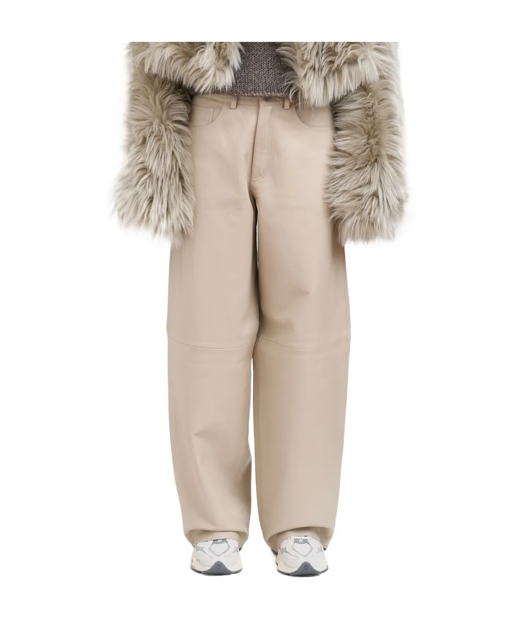 Wide-Leg Casual Pants