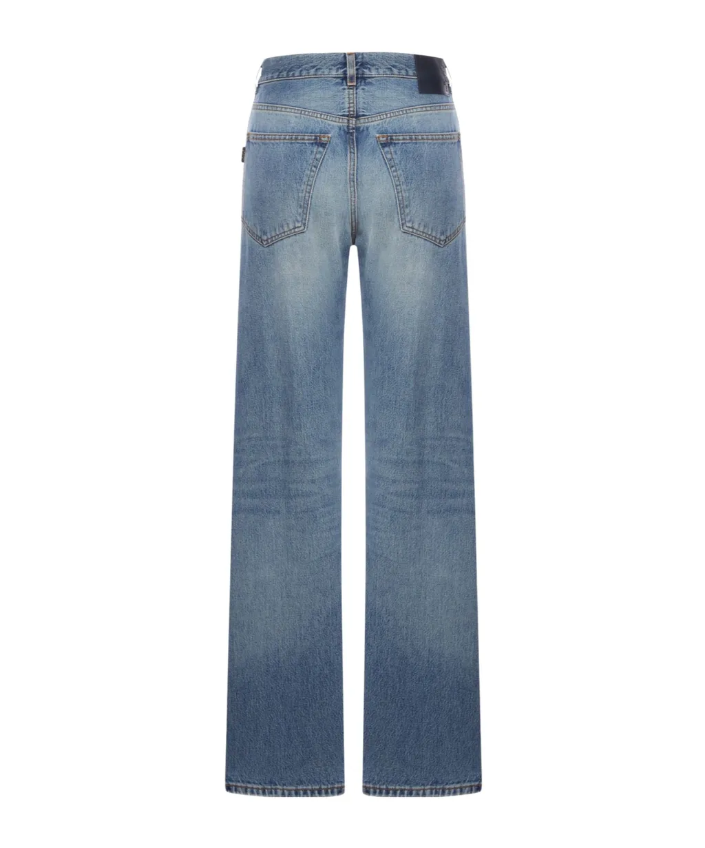 Five-Pocket Denim Trousers