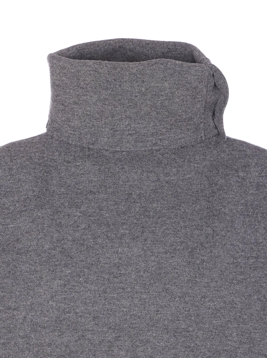 High Neck Button Sweater
