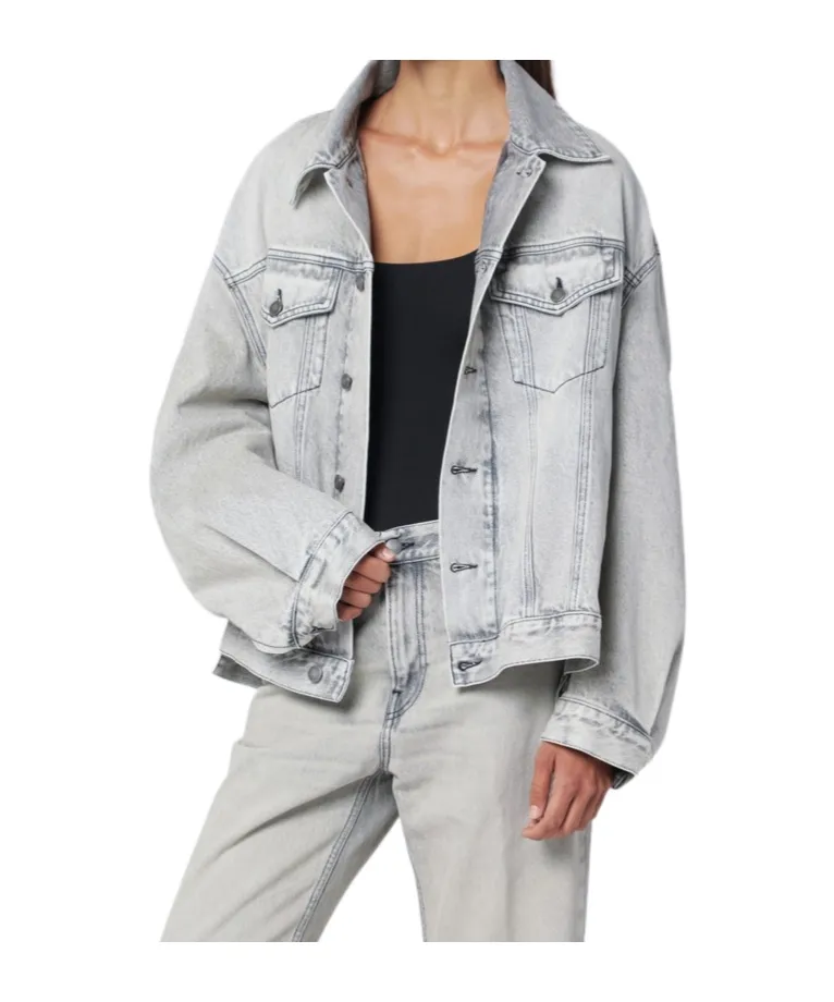 Long-Sleeved Denim Jacket