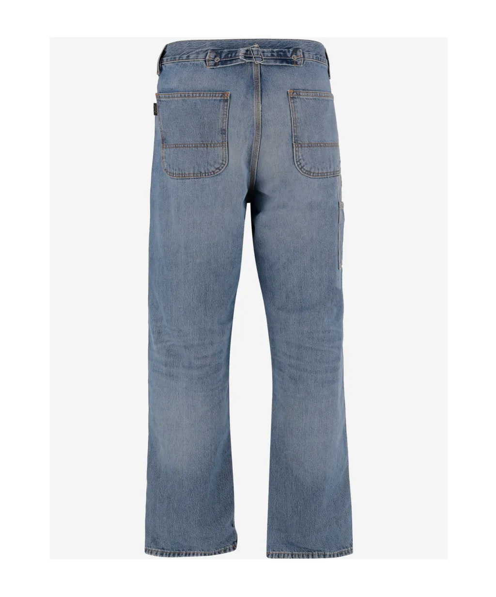 Washed Regular-Fit Jeans
