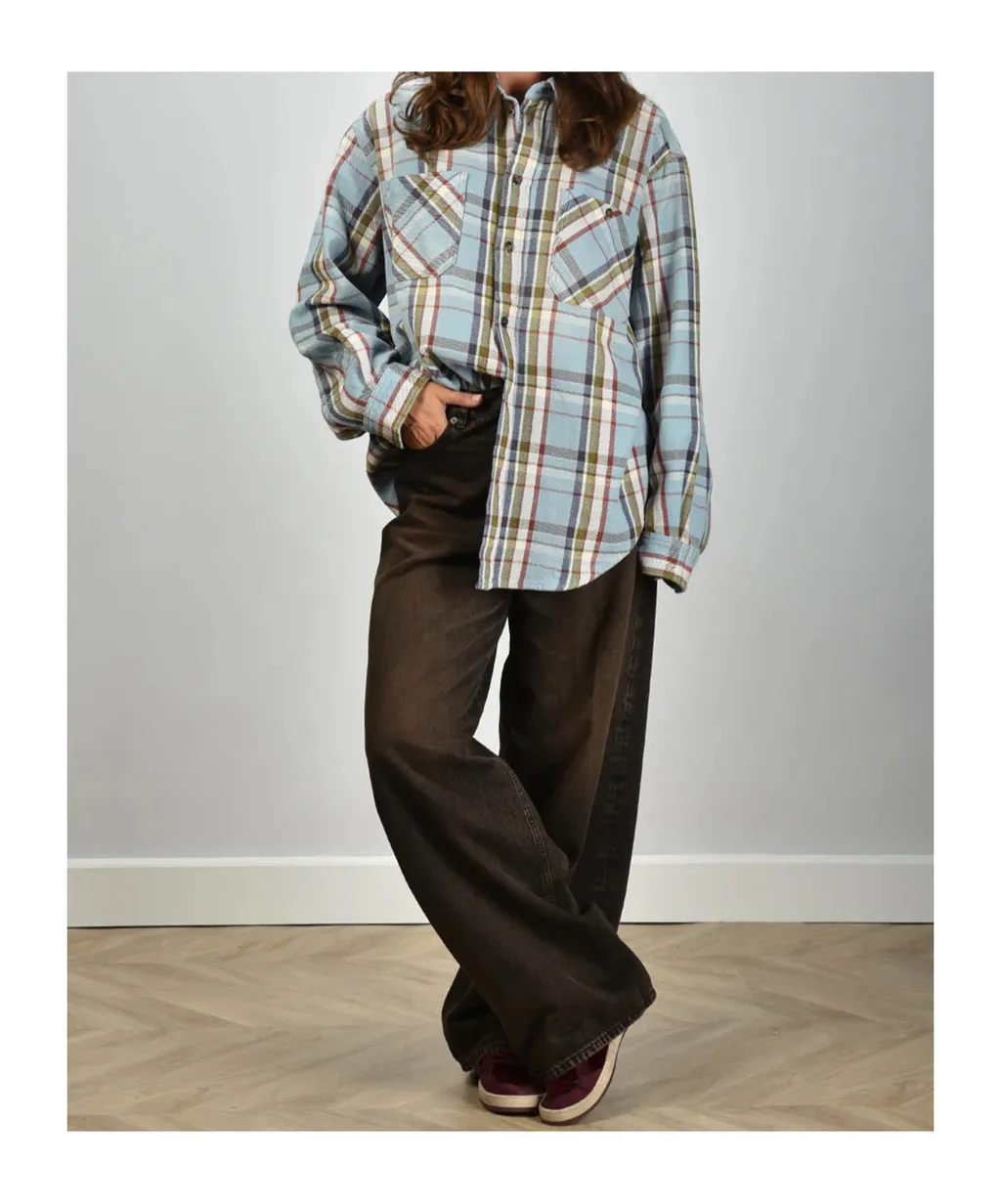 Plaid Long-Sleeved Shirt