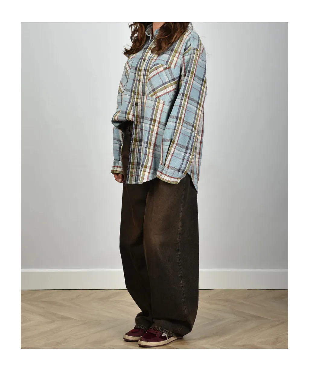 Plaid Long-Sleeved Shirt