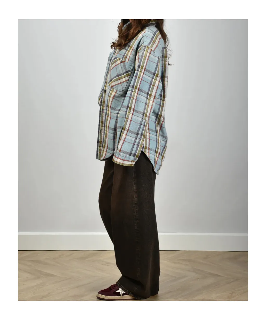 Plaid Long-Sleeved Shirt