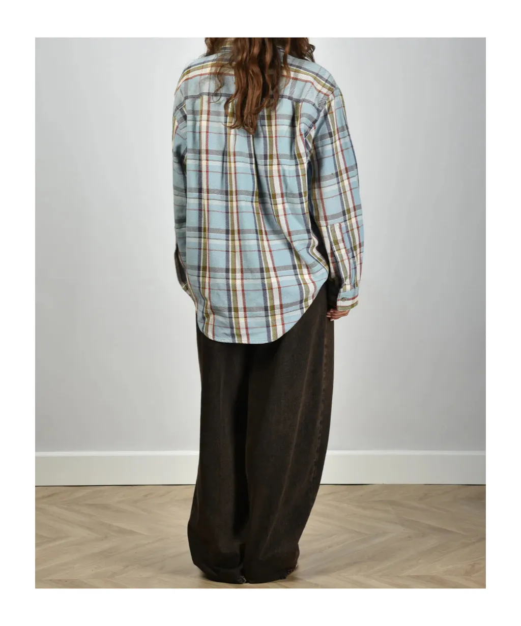 Plaid Long-Sleeved Shirt