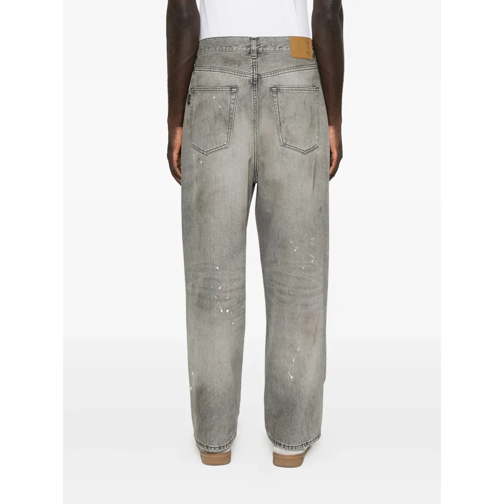 Denim Trousers With Belt Loops