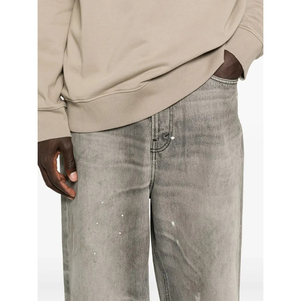 Denim Trousers With Belt Loops