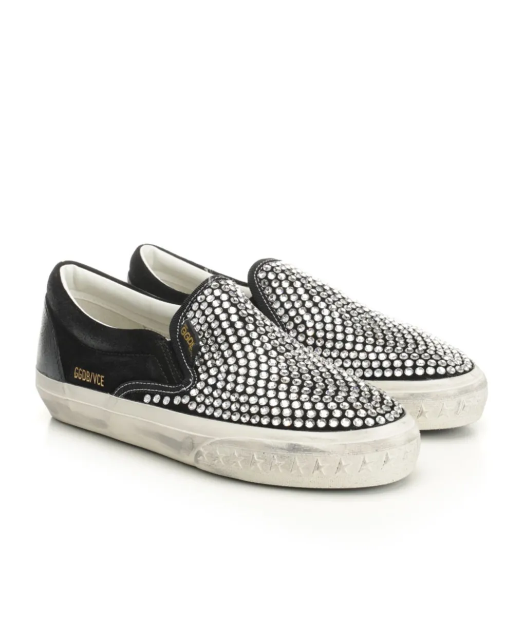 Embelllished Slip-On Sneakers