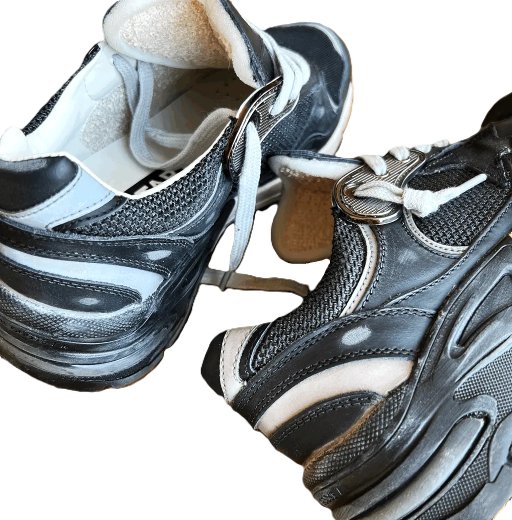 Dad Star Lace-Up Sneakers