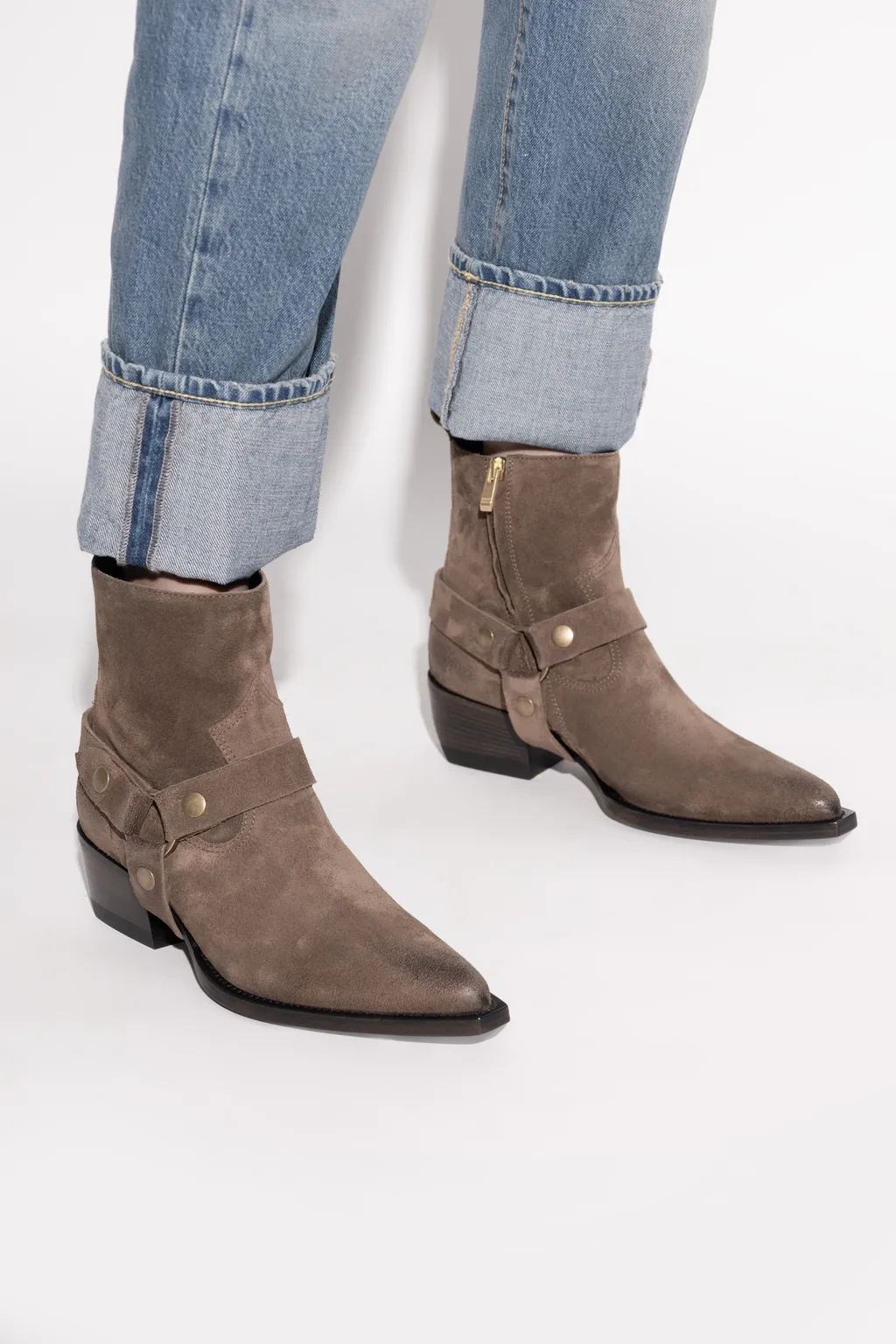 Pointed-Toe Debbie Ankle Boots
