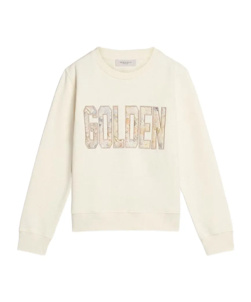 Floral Logo-Patch Sweatshirt