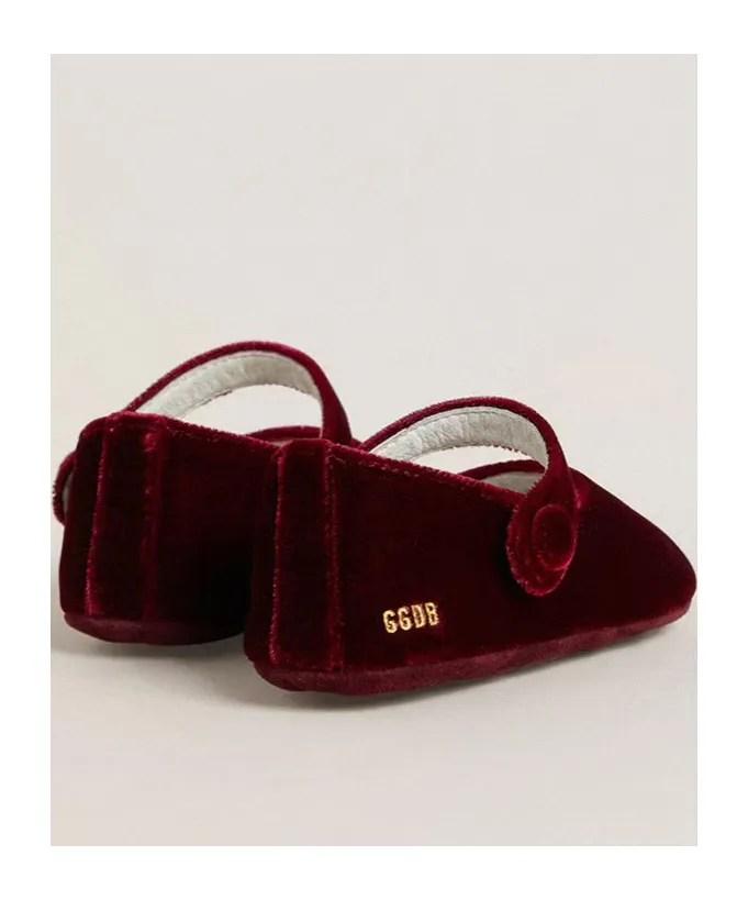Sofi Velvet Strap Ballerina, 1