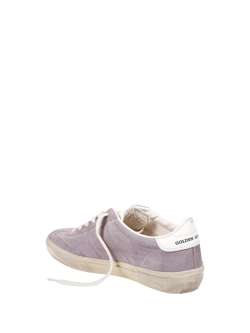 Suede Lace-Up Low-Top Sneakers