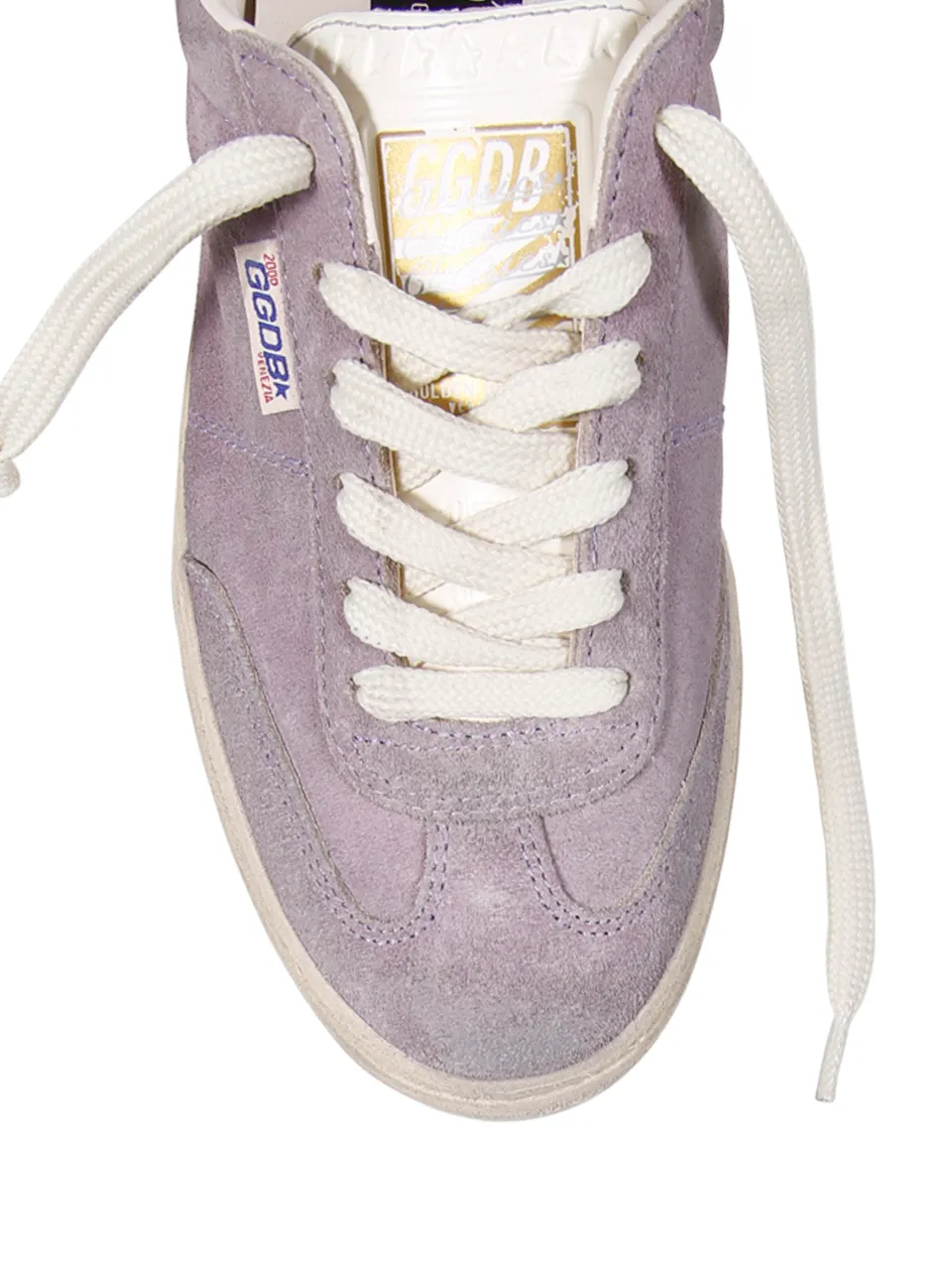 Suede Lace-Up Low-Top Sneakers