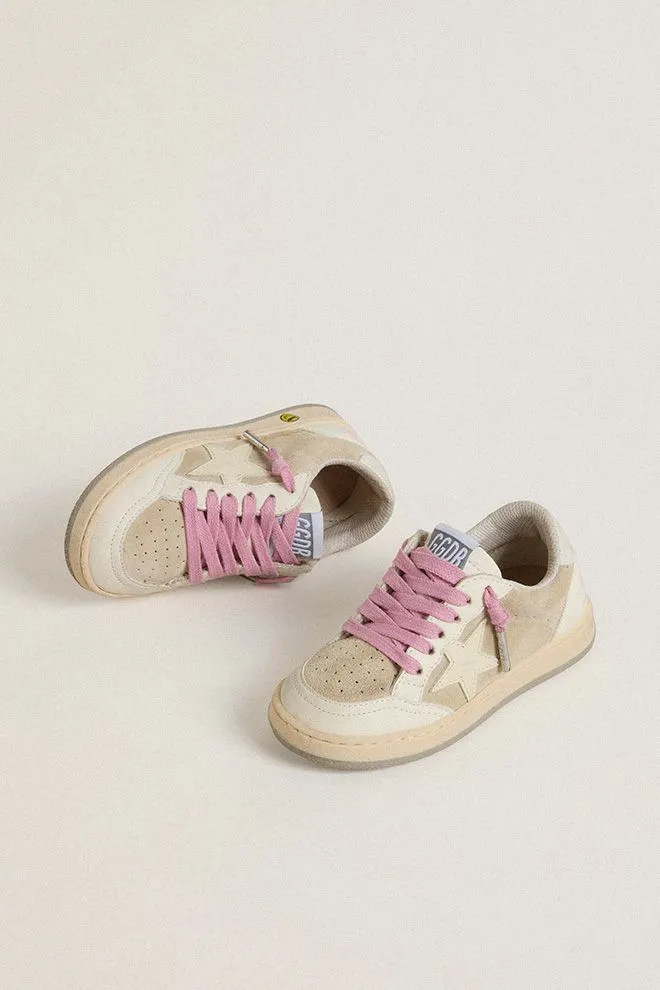 Ball Star Lace-Up Sneakers