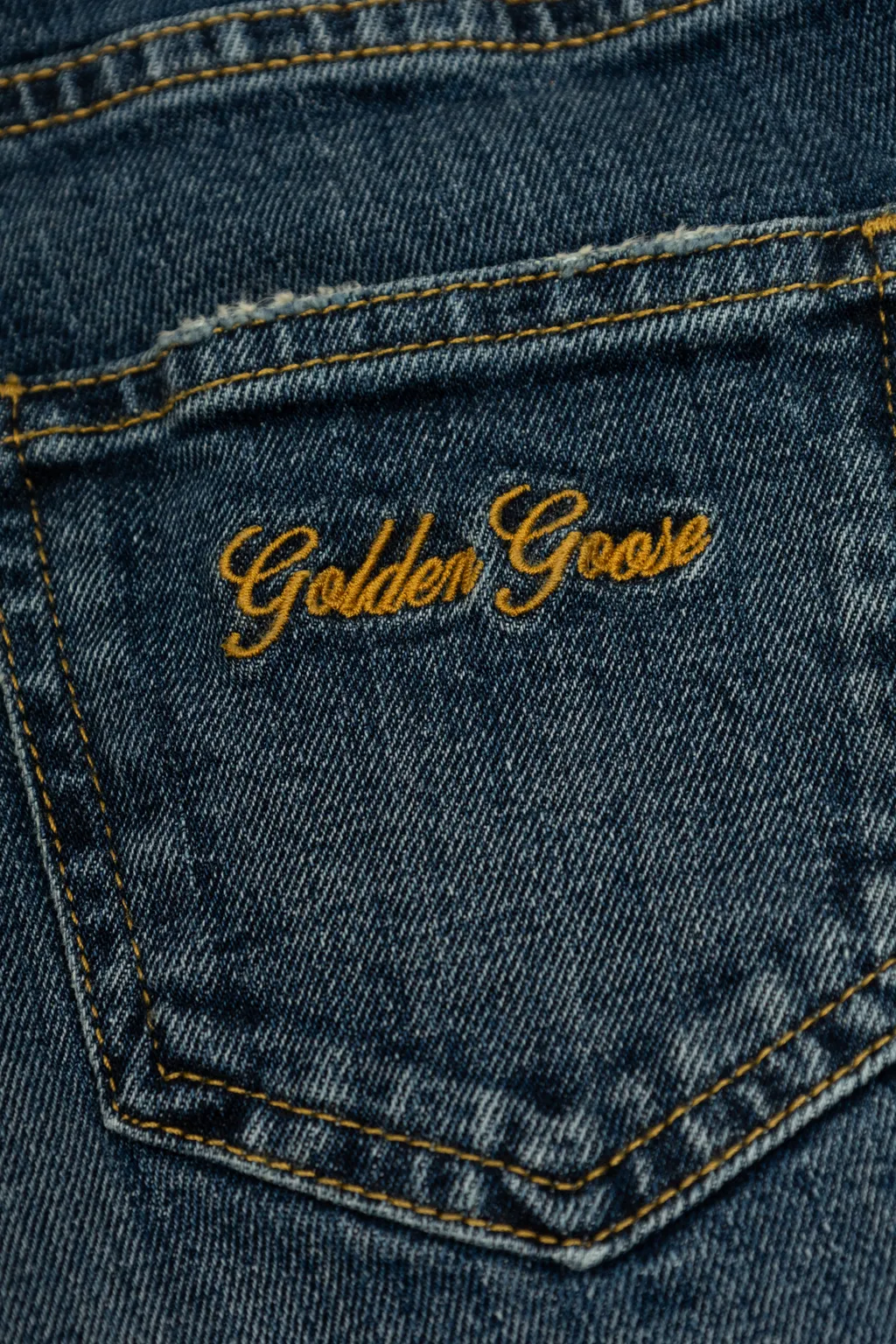 Logo Embroidered Jeans