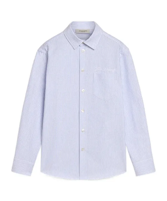 Striped Embroidered Shirt