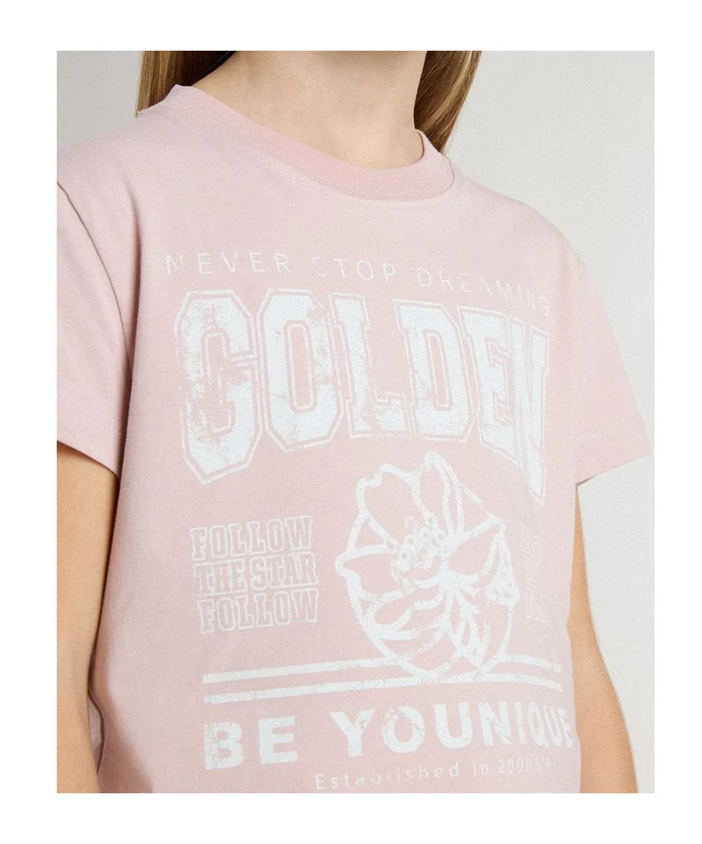 Logo Printed Crewneck T-Shirt