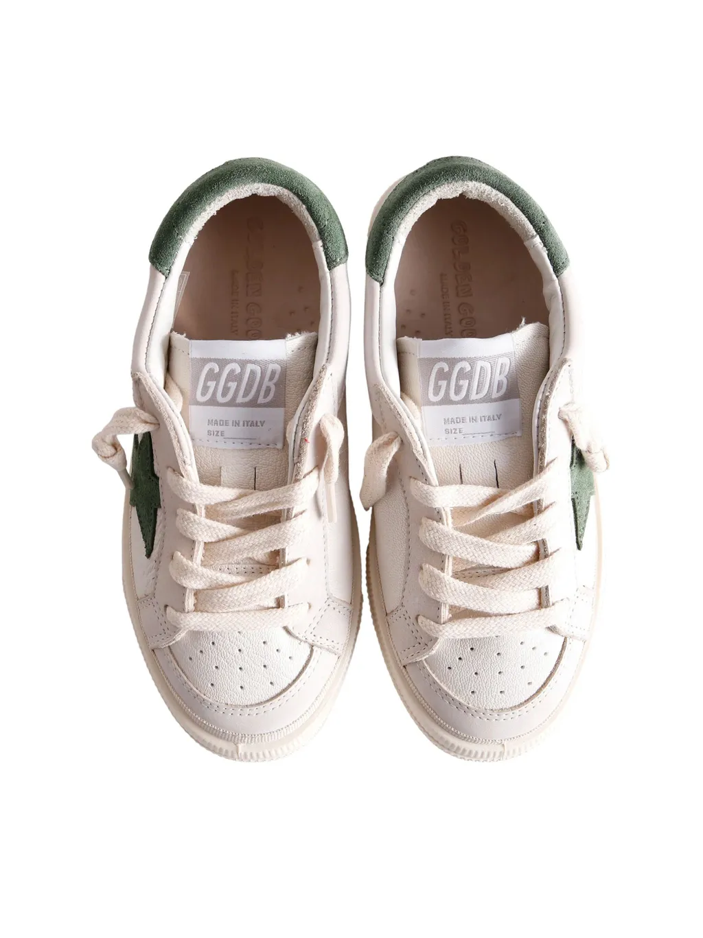 Round-Toe Lace-Up Sneakers