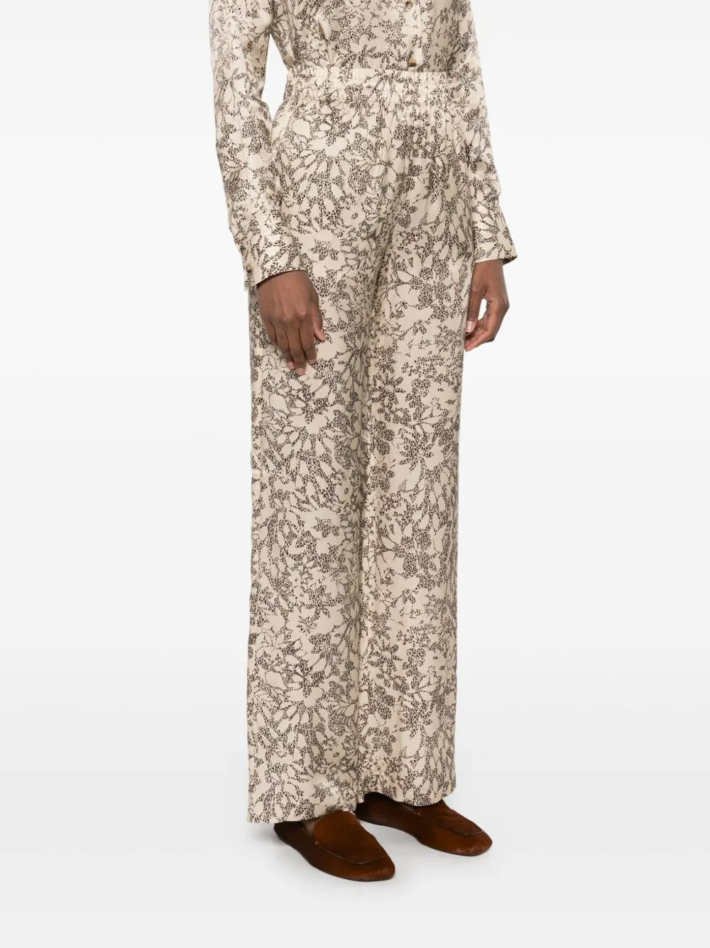 Joggers With Floral Print