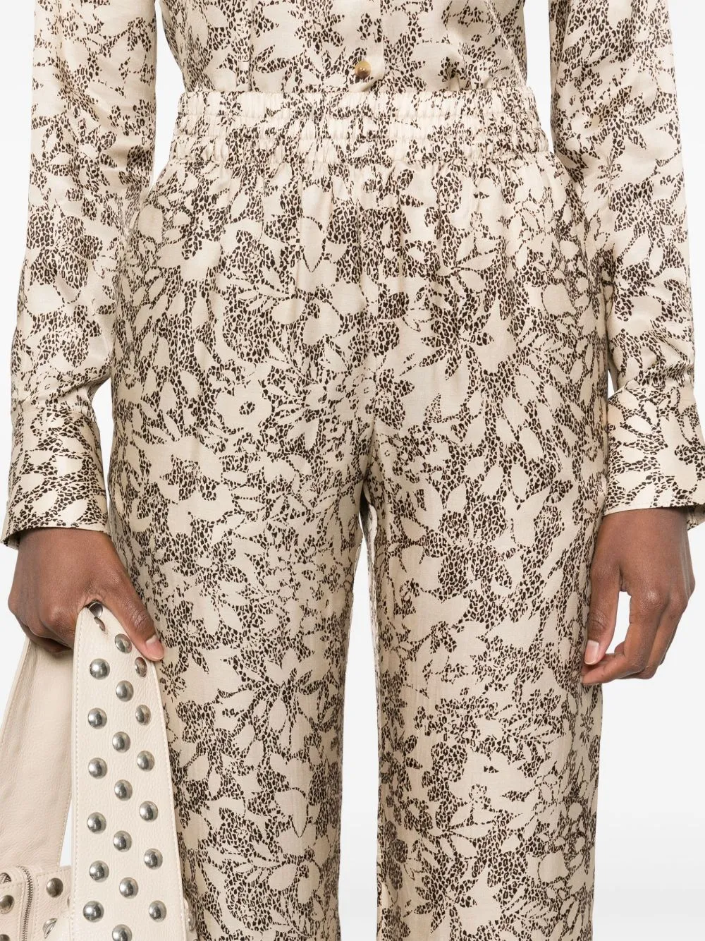 Joggers With Floral Print