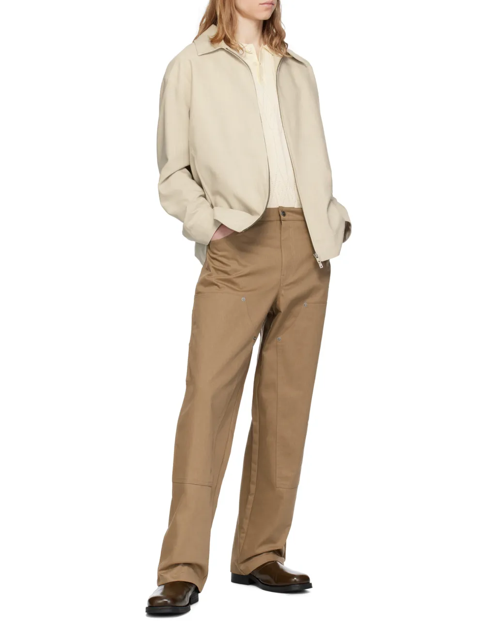 Straight-Leg Trousers