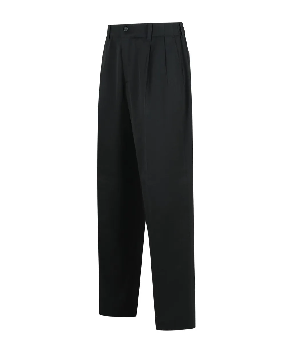 Pleated Straight Leg Trousers