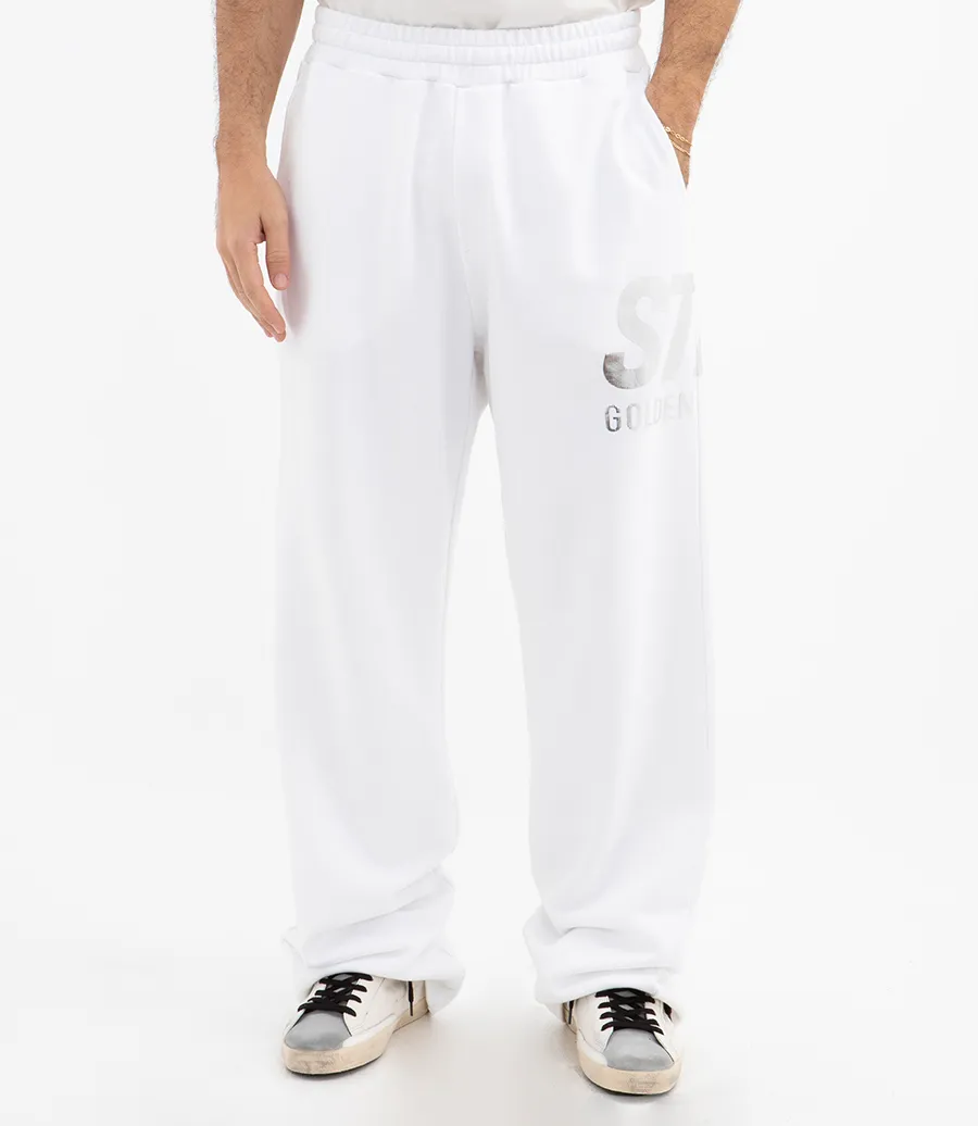 Logo Printed Wide-Leg Track Pants