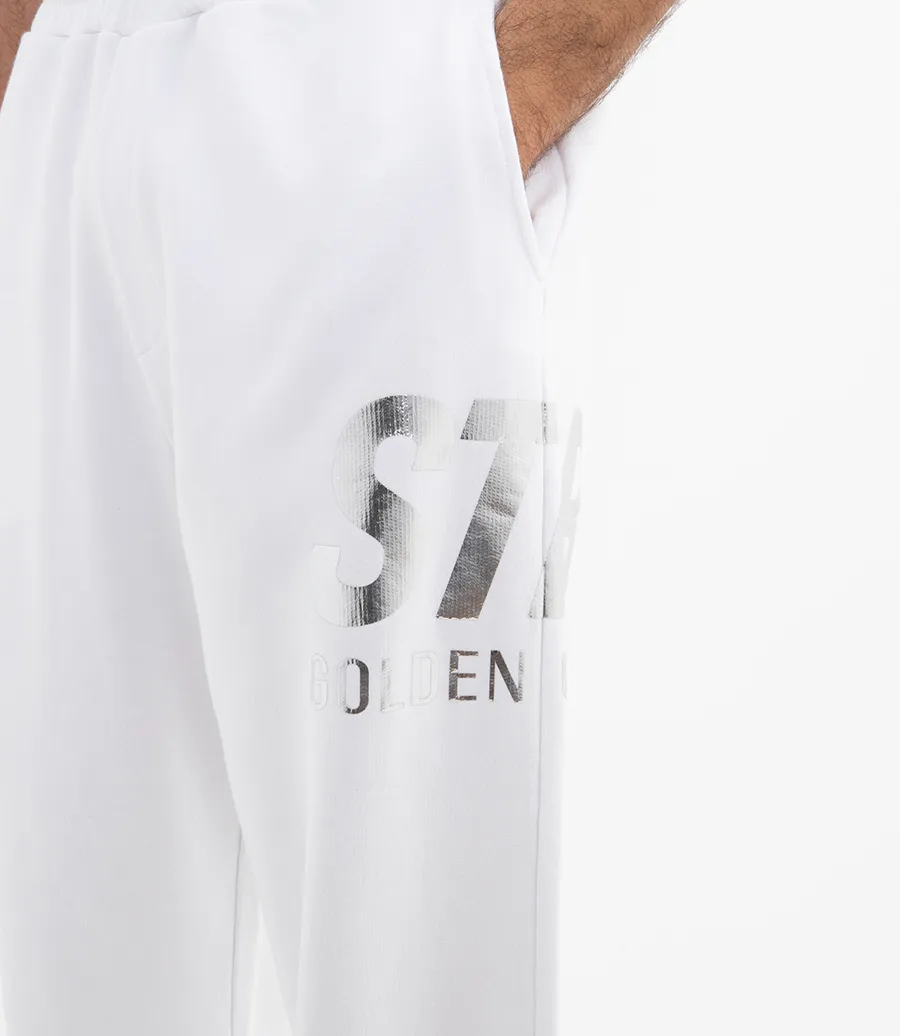 Logo Printed Wide-Leg Track Pants