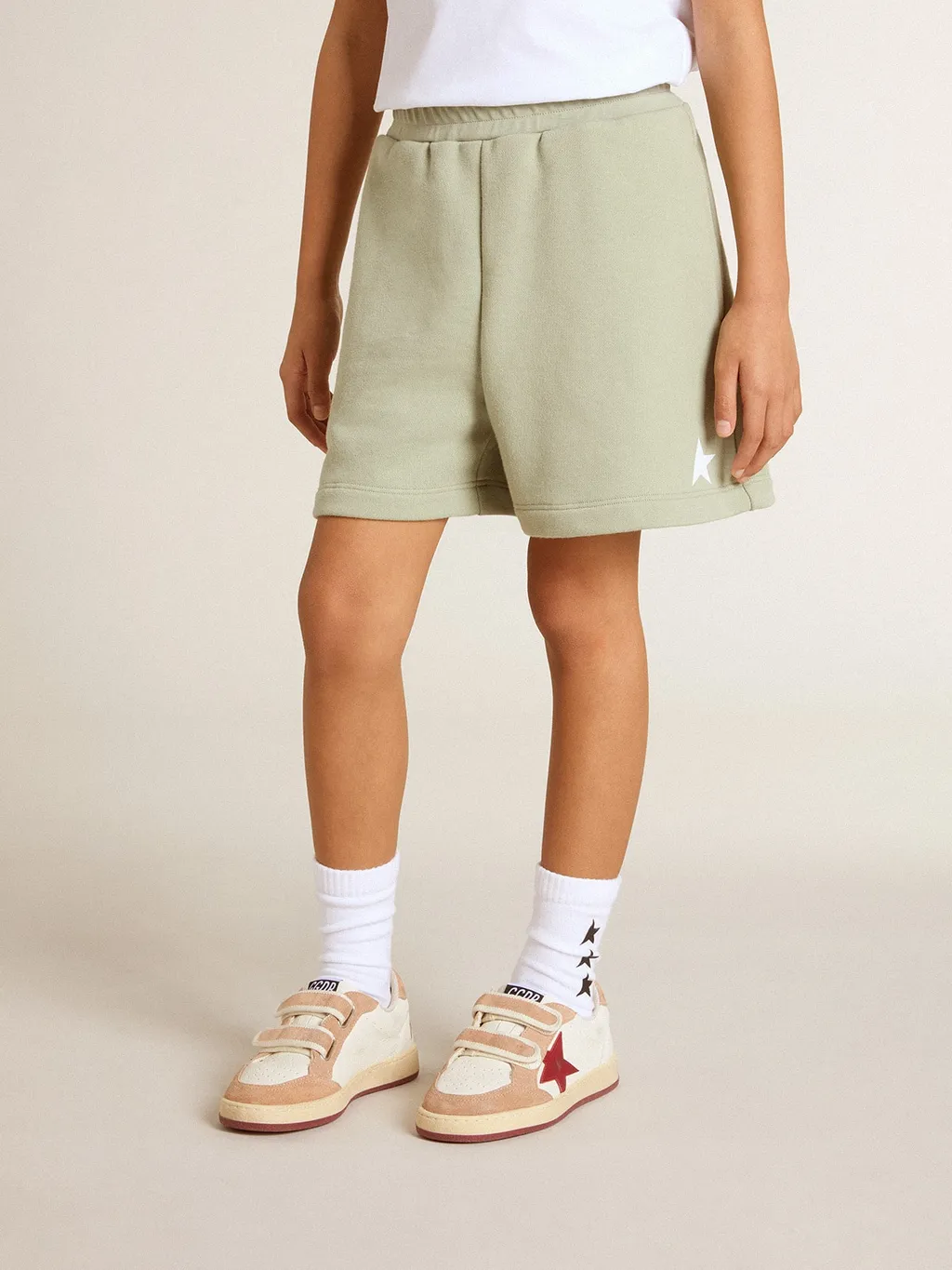 Star Glittered Bermuda Shorts
