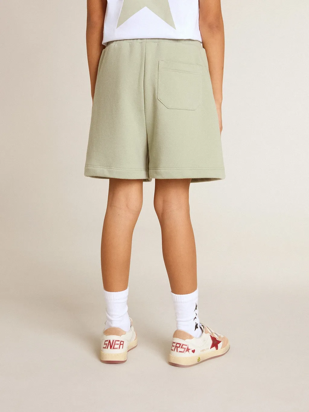 Star Glittered Bermuda Shorts