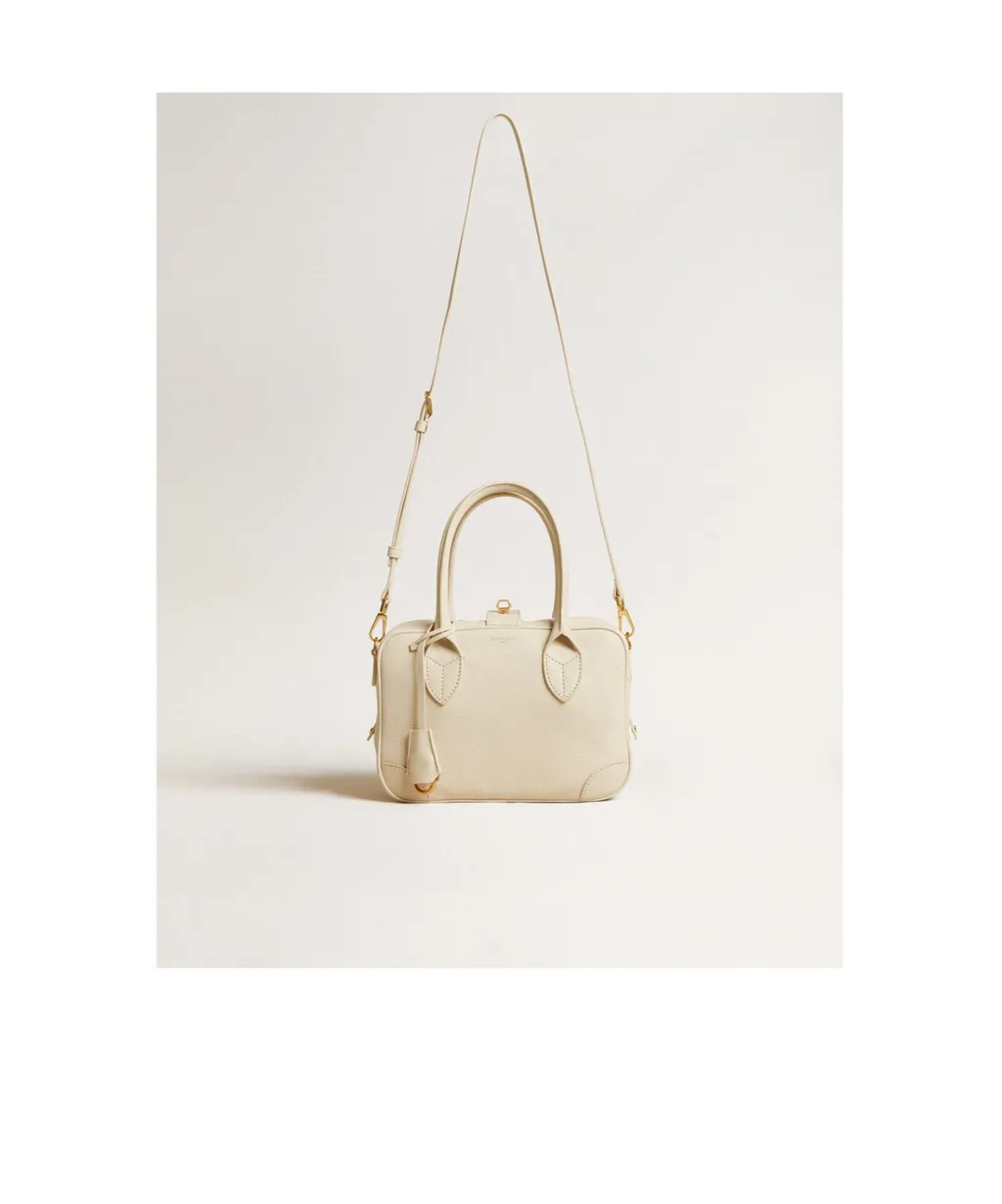 Logo Printed Zipped Tote Bag