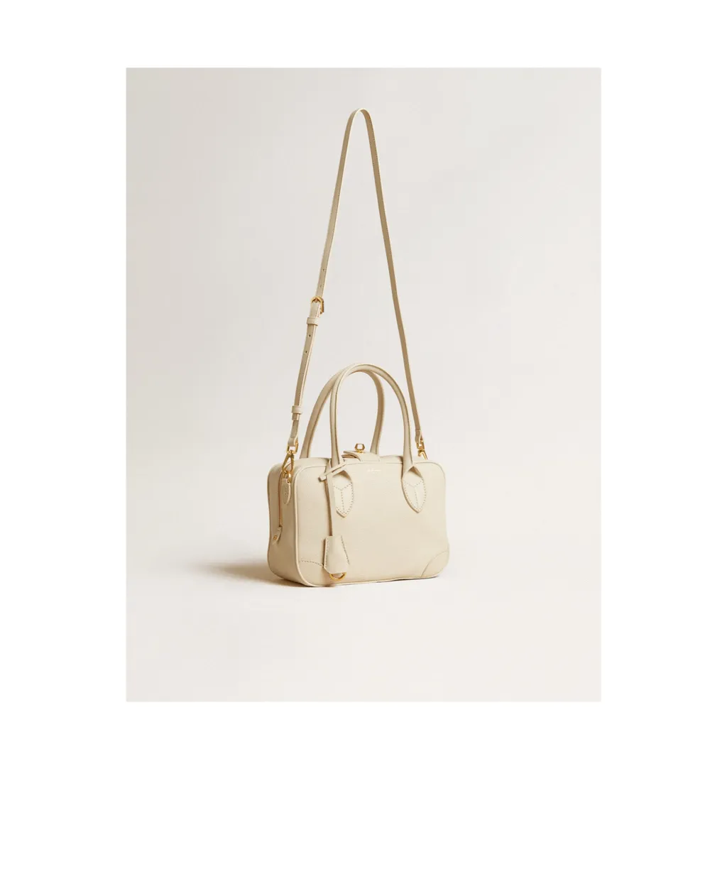 Logo Printed Zipped Tote Bag