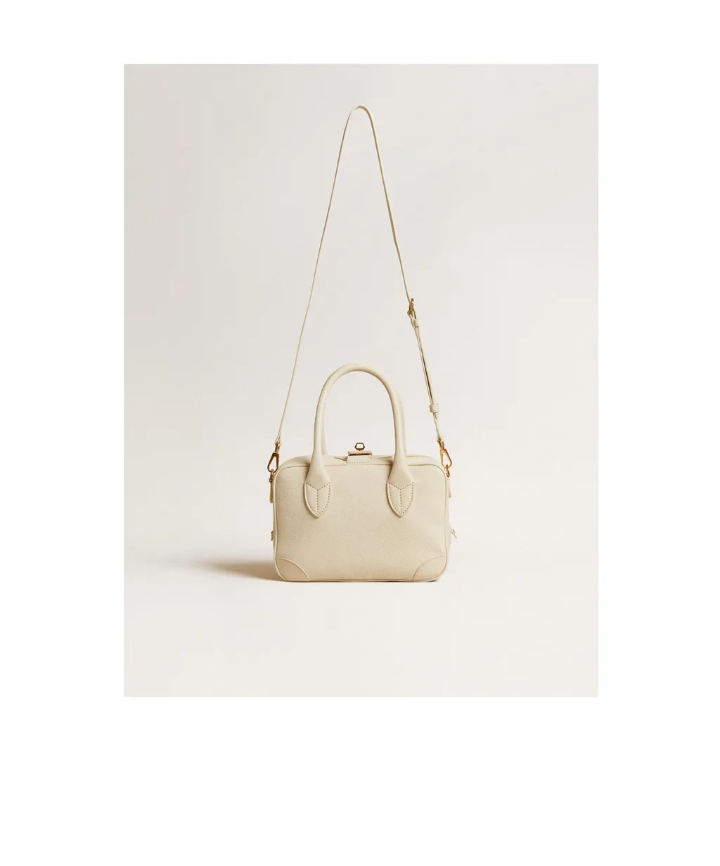 Logo Printed Zipped Tote Bag